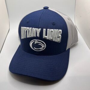Penn‎ State Nittany Lions Blue Gray Adjustable Baseball Cap Embroidered Hat NWT